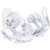 Jiuvaso Attacchi da Snowboard Reattivi, Bianco, XS 33-35 Anni