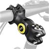 Zenzemwa Attacco manubrio: manubrio per bicicletta da 31,8 mm, in alluminio regolabile ± 60°, attacco da 31,8 mm con foro esagonale, per mountain bike