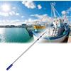 WYQXTY Mezzomarinaio in Alluminio | Asta telescopica di salvataggio for attracco for barche multicolore da 4 m-1,65 m (13,1-5,4 piedi)