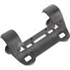SOLUSTRE Plastica Supporto per Pompa Bici Leggero Nero | Compatibile la Maggior Parte delle Bici, Fissaggio Fascette, Spazio Extra per Riporre, Colore Nero