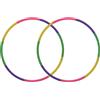 YQYCE hullahub - 2 hula hoop per bambini, regolabili per sport all'aria aperta, esercizi di fitness e giochi in famiglia, due hula hoop di alta qualità da 58 cm