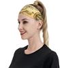 Anceky Fasce sportive con mappa del mondo e bussola per donne e uomini, fasce larghe antiscivolo per capelli da donna, fasce elastiche antisudore, fasce per la testa per donne e uomini, per esercizi di yoga
