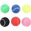 Demeras Attrezzatura da Allenamento per Il Tennis, Confezione da 6 Palline da Tennis Multicolore Soft Touch Set Multiuso in Cashmere per Club scolastici