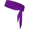 Anceky Fascia per capelli sportiva rinfrescante viola scuro tinta unita Fascia per capelli neutra a doppia faccia per corsa, fitness, karate, yoga, calcio