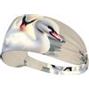 Anceky Fascia elastica per esercizi - Fascia morbida e traspirante per corsa, ciclismo, yoga e altro ancora. Grazioso cigno stampato.