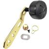 Nutup Mulinello da pesca per Power Knob Grip 43mm Carbon Build Mulinello da pesca | Fibra di carbonio ad alta resistenza, lunghezza dell'oscillazione di 110mm, adatta per daiwa per tatula