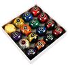 Generic Palline Da Biliardo Professionali 16 Pezzi 2.25 Pollici | resina di alta qualità, superficie liscia, colori brillanti, numeri chiari