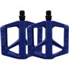 Todikaper Pedali per bici in nylon leggero con cuscinetti sigillati antiscivolo per ciclismo, trekking, asse da 1,4 cm (blu)