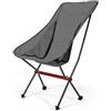Ronyme Sedia a Mezza Pieghevolmpatta | Portatile, Sedia da Campeggio con Schienale Alto, Leggera, per Pesca, Campeggiatori, Pescatori