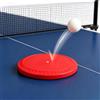 KVTUYC Dispositivo per l'allenamento ping pong, diametro 10cm, base acciaio inox | Bersaglio per ping pong con indicatore luminoso ad attivazione d'impatto e lampeggio per 10 secondi