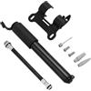 Scinouakpy Pompa per Bicicletta Portatile 120PSI, Mini Pompa Bicicletta, Pompetta Bici per Valvola Presta e Schrader, Bike Pump con Staffa di Montaggio, per MTB, Bici da Strada, Anelli Gonfiabili
