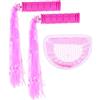 Operitacx Cestino Bici Rosa in Plastica per Streamer e Manopole