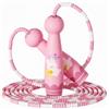 Baoblaze Corda per Saltare Bambini Corda Saltello Ragazzi Fune Salto Corda Allenamento Regolabile Impugnature Comode Corda Soffice Antibruciatura Adatta, Coniglio Bianco Carino Rosa