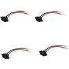 Todikaper per la porta di ricarica della bici elettrica testa dritta di ricambio 23mm per e-bike (4PCS)