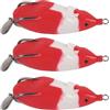 Generic Attrezzatura da pesca con esca artificiale a forma di testa di serpente con conversione di paillettes da 3 pezzi (4#)