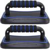 TIKATARER Rullo Addominale con Barra per Flessioni, 4 Ruote Trainer, | Rullo fitness multifunzionale 2in1 per allenamento in viaggio, strumento per esercizi per tutto il corpo