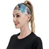 Anceky Fasce sportive Shark per donne e uomini, fasce larghe antiscivolo per capelli da donna, fasce elastiche antisudore, fasce per la testa per donne e uomini per esercizi di yoga