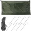 Homoyoyo Telo Parasole da Campeggio, Telo Ombreggiante Esterno Oxford 210d, Anti-UV, Portatile, Giardino e tè