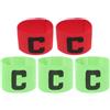 OSOLADY Fascia da Capitano in Poliestere Calcio Regolabile 5 Pezzi | Identificazione Chiara, Cambio Rapido al Braccio, Design Leggero e Uso Versatile