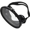 TOYANDONA Maschera da Sub a Lente Singola, Occhialini da Snorkeling HD Wide View, Ovale, Nero, Anti-appannamento, Protezione Uv, e Pescatori, Snorkeling e Viaggio