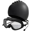 NRVTRE Cuffia e occhiali da piscina per l ' allenamento | Cappello aderente con cinturino regolabile e occhiali antiappannamento per allenamenti in piscina e nuotatori