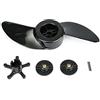 Vectzeta Motore fuoribordo da Pesca Motore fuoribordo Stabile Elica for Barca Motore Elettrico 2 Pale Parti di Ricambio Marine Pratiche, for Haibo ET34L