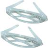 CAZSTYK Confezione da 2 fasce per maschera subacquea, Clear B