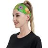 Anceky Fasce sportive con fiori ad per donne e uomini, fasce larghe antiscivolo per capelli da donna, fasce elastiche antisudore, fasce per la testa per donne e uomini per esercizi di yoga