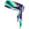 Anceky Aurora in The Night Fascia per capelli rinfrescante sportiva Fascia per capelli neutra a doppia faccia per corsa, fitness, karate, yoga, calcio