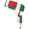 Anceky Fascia per la testa sportiva - Fascia comoda ed elegante per esercizi e attività sportive con stampa della bandiera italiana
