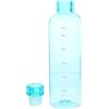 TOMETURE Borraccia Sport 500ml in PC Verde con Scala Temporale
