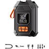 harayaa Pompa Elettrica a Batteria con Display, Style to 4, Nero, Nero