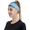 Anceky Fasce sportive Tropical Palm per donne e uomini, fasce larghe antiscivolo per capelli da donna, fasce elastiche antisudore, fasce per la testa per donne e uomini per esercizi di yoga