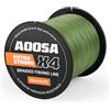 AOOSA Lenza da Pesca Intrecciata | Filo da Pesca in PE Super Resistente, Adatto sia alla Pesca in Acqua Dolce che in Acqua Salata