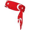 Anceky Bandiera della Turchia Fascia sportiva rinfrescante Fascia neutra a doppia faccia per corsa, fitness, karate, yoga, calcio