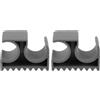 NESTINGHO Clip Supporto Bimini in Nylon a Doppio Tubo per Barche 22,2 Mm | Rete Ombreggiante Applicabile, Uso Marino Prolungato, Fissaggio senza Attrezzi