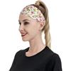 Anceky Fasce sportive con farfalle e rose ad per donne e uomini, fasce larghe antiscivolo per capelli da donna, fasce elastiche antisudore, fasce per la testa per donne e uomini per esercizi di yoga