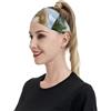 Anceky Fasce sportive con fiori viola a forma di cavallo bianco per donne e uomini, fasce larghe antiscivolo per capelli da donna, fasce elastiche antisudore, fasce per la testa per donne e uomini per eserci