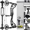SHARROW Arco Compound Junxing Weilong in Lega, Regolabile 20-70 lbs, Set Completo Tiro con l'Arco