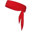 Anceky Fascia per capelli sportiva rossa tinta unita, fascia per capelli neutra a doppia faccia, per corsa, fitness, karate, yoga, calcio