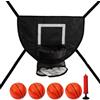 Generisch Tappeto elastico da basket, hoop da basket per trampolino esterno