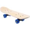 BRIGHTFUFU Skateboard in Legno a Doppia Coda, 7 Strati, Beige