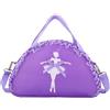 SHERCHPRY Borsa da Balletto Ricamata per Ragazze, e Confortevole, Oxford Porpora Design in Pizzo Elegante, per Uso Outdoor