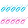 TOPBATHY 10 Pezzi Custodia in Silicone per Bottiglie di Vetro, Blu, 60 Ml