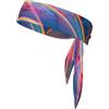 Anceky Fascia per capelli Rainbow Bridge Sports Cooling Fascia per capelli neutra a doppia faccia per corsa, fitness, karate, yoga, calcio