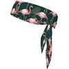Anceky Fascia per capelli rinfrescante Flamingo Sports Fascia per capelli neutra a doppia faccia per corsa, fitness, karate, yoga, calcio