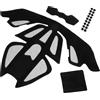 COOPHYA 4 Pezzi Imbottitura Casco Bici Interna Nera in Schiuma, Set