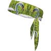 Anceky Fascia per capelli rinfrescante White Swan Sports Fascia per capelli neutra a doppia faccia per corsa, fitness, karate, yoga, calcio