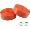 Courtieyeardceastea Nastro Manubrio Bicicletta Essenziale Leggero 2 Pezzi, Arancione