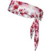 Anceky Fascia per capelli rinfrescante con fiori ad Fascia per capelli neutra a doppia faccia per corsa, fitness, karate, yoga, calcio